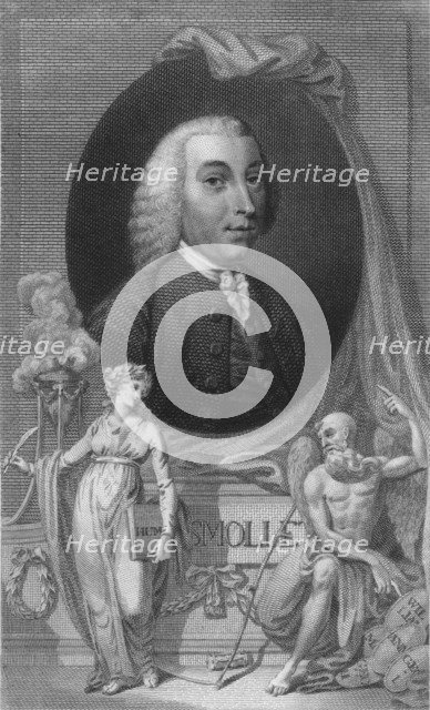 'Tobias Smollett', 1790. Artist: Unknown.