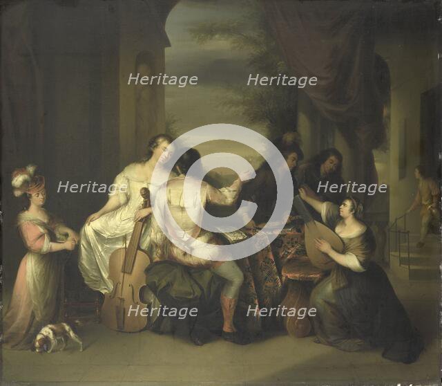 A Musical Company, 1730-1757. Creator: Melchior Brassauw.