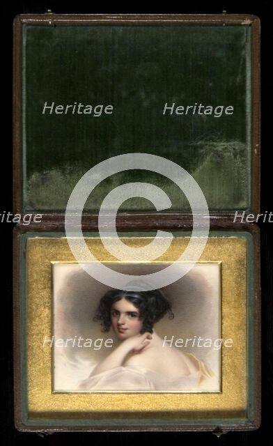 Frances Anne "Fanny" Kemble, ca. 1833. Creator: Henry Brintnell Bounethea.