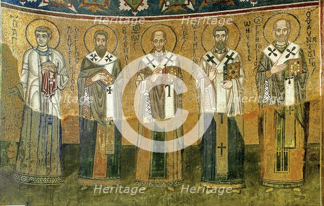 Church Fathers. Artist: Byzantine Master  