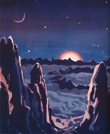 'What Sunrise on the Moon Must Be Like', 1935. Artist: Unknown.