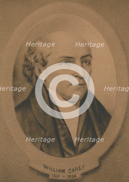 William Carey (1761-1834), British missionary and Baptist minister, c1910. Artist: Unknown.