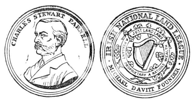 The Irish Land League Badge, 1881. Creator: Unknown.