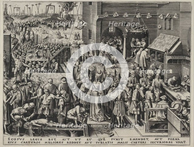 Justitia (Justice). Artist: Bruegel (Brueghel), Pieter, the Elder (ca 1525-1569)