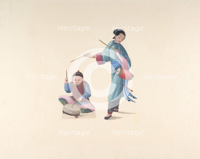 Chinese Musicians, 19th century. Creator: Anon.