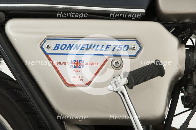 1977 Triumph Bonneville 750 Jubilee Artist: Unknown.