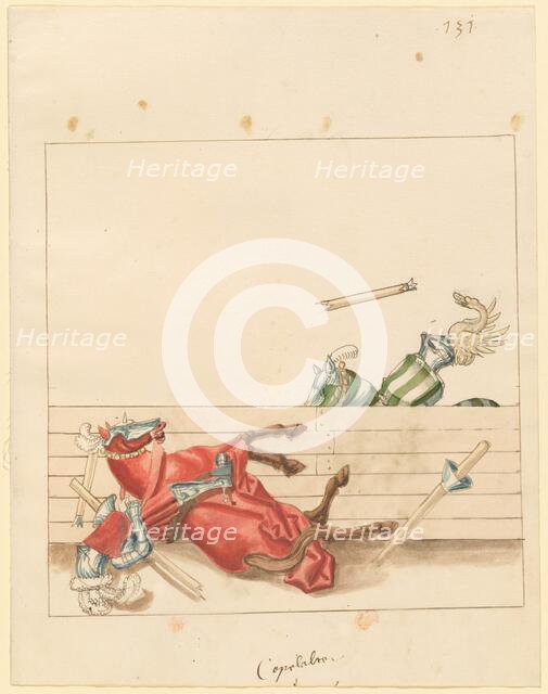 Freydal, The Book of Jousts and Tournament of Emperor Maximilian I: Combats..., Plate 119, c1515. Creator: Unknown.