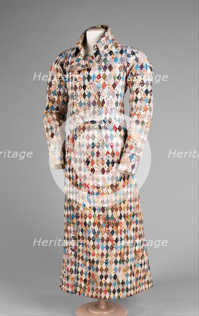 Dressing gown, British, ca. 1825. Creator: Unknown.