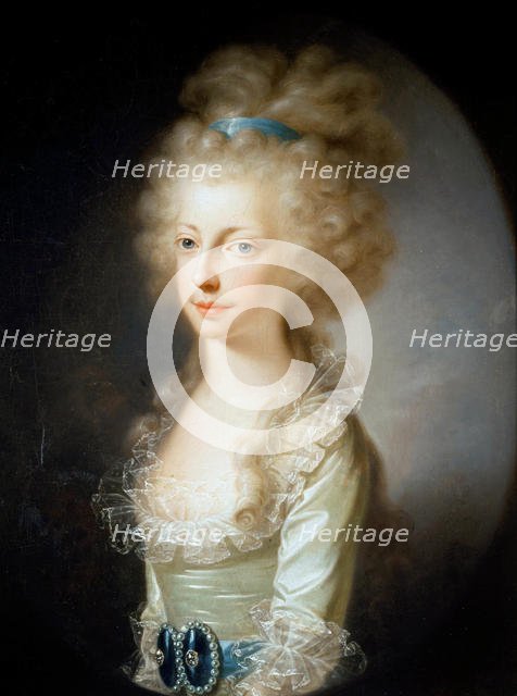 Portrait of Archduchess Maria Clementina of Austria (1777-1801), 1796. Creator: Hickel, Josef (1736 -1807).