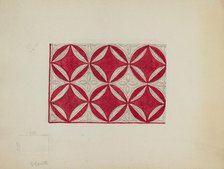 Patchwork Quilt, c. 1936. Creator: Irene Schaefer.