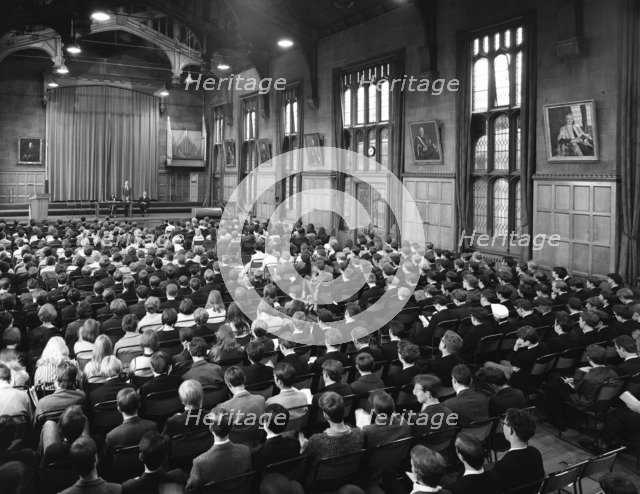 Sixth form conference, Sheffield University, Sheffield, South Yorkshire, 1967. Artist: Michael Walters