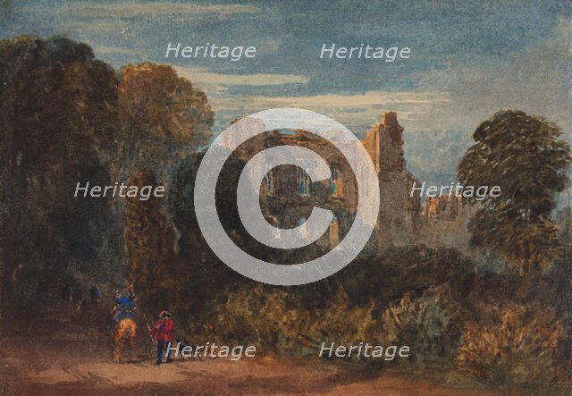 Kenilworth Castle - The Keep, c1800-1850. Creator: David Cox the Elder.