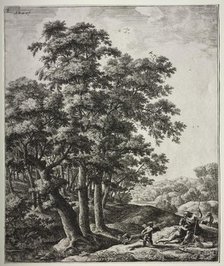 Venus and Adonis. Creator: Anthonie Waterloo (Dutch, 1609/10-1690).