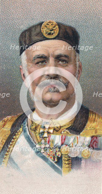 Nicholas I (1841-1921), King of Montenegro, 1917. Artist: Unknown