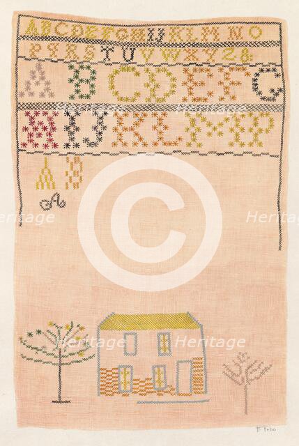 Sampler, c. 1937. Creator: Arelia Arbo.