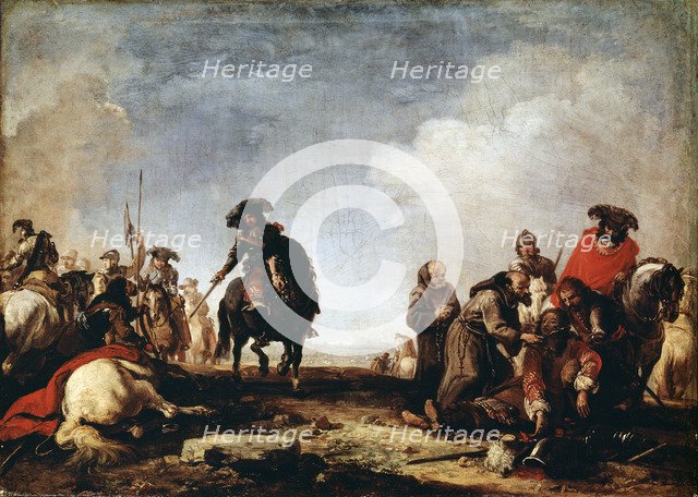 'After a Battle', 17th century.  Artist: Jacques Courtois