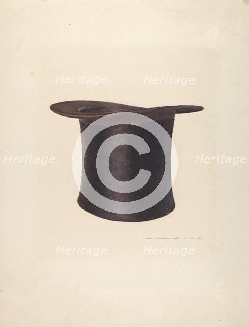 High Silk Hat, 1935/1942. Creator: John Swientochowski.