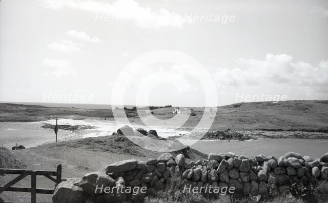 Causeway from Gugh to St Agnes, Scilly Isles, c1955. Creator: Arthur Charles Kirby Ware.