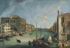 The Grand Canal from San Vio, Venice, 1723. Creator: Canaletto.