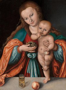 Madonna and Child, probably c. 1535 or after. Creator: Lucas Cranach the Elder.