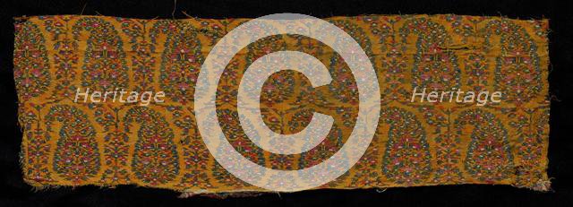 Fragment of a Shawl, 1800s. Creator: Unknown.