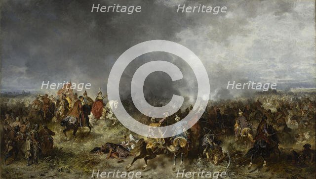 The Battle of Chocim 1621, 1867. Creator: Brandt, Jozef (1841-1915).