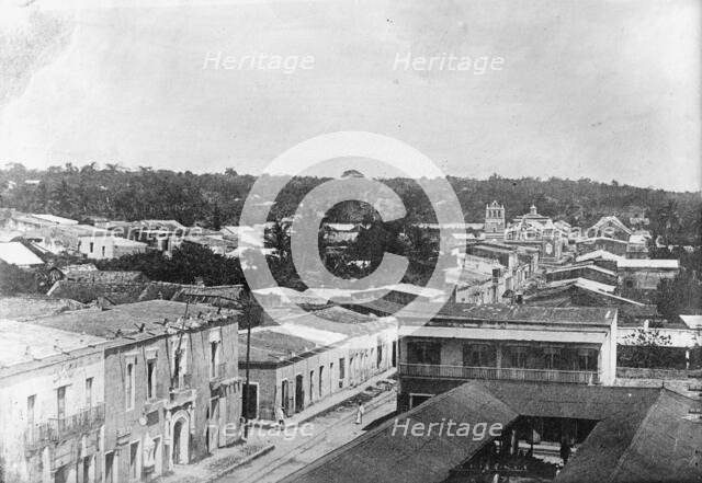 Dominican Republic - San Domingo, Bird's Eye View, 1911. Creator: Harris & Ewing.