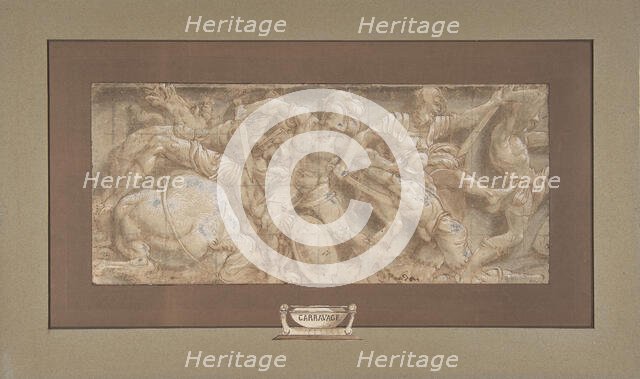 Battle Scene, 1511-87. Creator: Lelio Orsi.