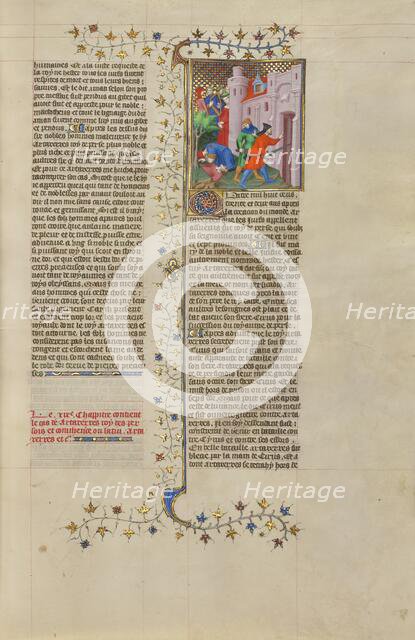 The Sons of Artaxerxes, King of the Persians, Killed for Conspiring Against Their..., about 1413-15. Creators: Boucicaut Master, Workshop of the Boucicaut Master.