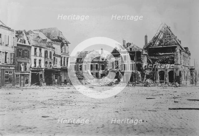 Peronne retaken, 1918, 1918. Creator: Bain News Service.