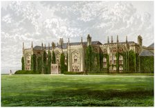 Combermere Abbey, Shropshire, home of Viscount Combermere, c1880. Artist: Unknown