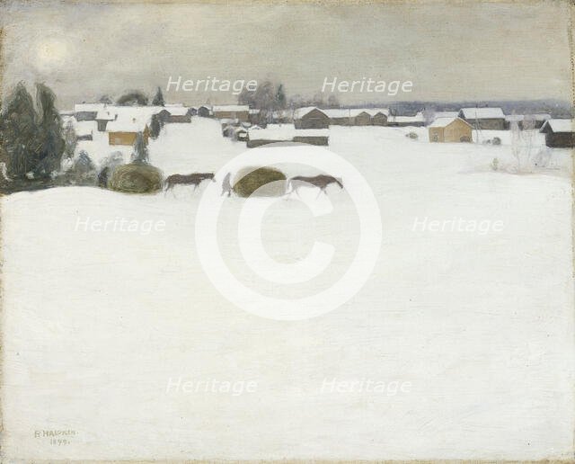 Load of Hay, 1899. Creator: Pekka Halonen.