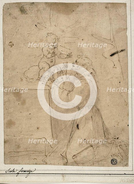 Saint Anthony of Padua Adoring the Christ Child, n.d. Creator: Guglielmo Caccia.
