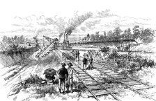 Excavating the Panama Canal, 1888. Artist: Unknown