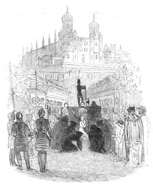 Scene from Balfe's opera "The Daughter of St. Mark", 1844. Creator: Unknown.