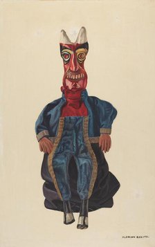 Old Nick, the Devil, c. 1936. Creator: Florian Rokita.