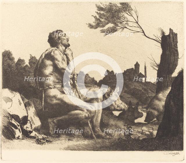 The Prodigal Son, 1882. Creator: William Strang.