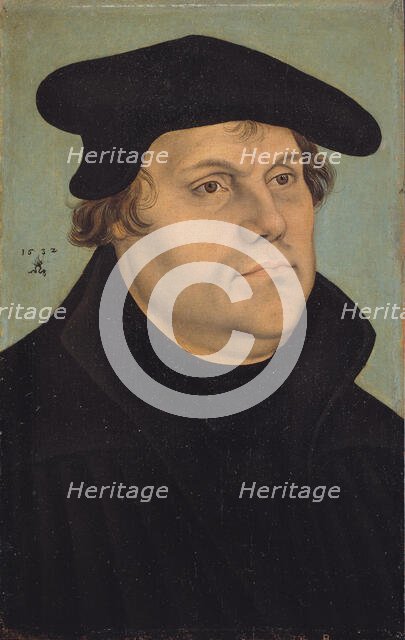 Portrait of Martin Luther (1483-1546), 1532. Creator: Cranach, Lucas, the Elder (1472-1553).