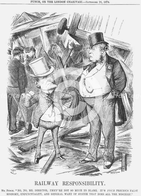 'Railway Responsability', 1874. Artist: Joseph Swain