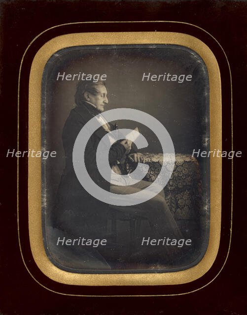 Self-portrait of Jean-Gabriel Eynard, about 1850. Creator: Jean-Gabriel Eynard.