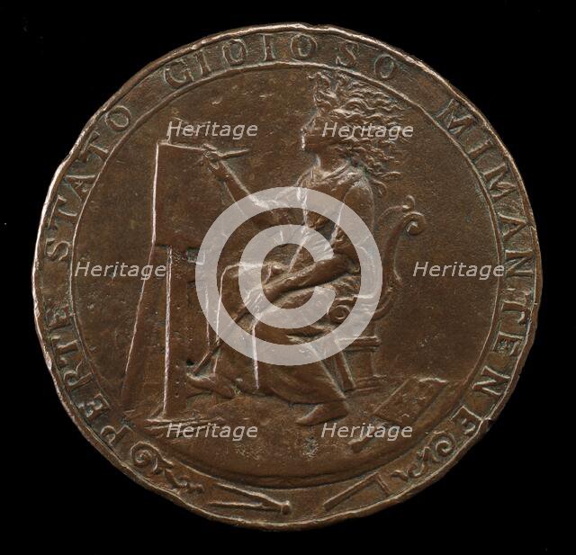 Lavinia Fontana Painting [reverse], 1611. Creator: Felice Antonio Casone.