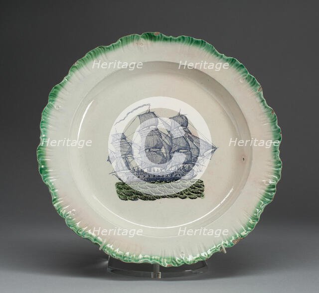 Plate, c. 1780/1810. Creator: Unknown.
