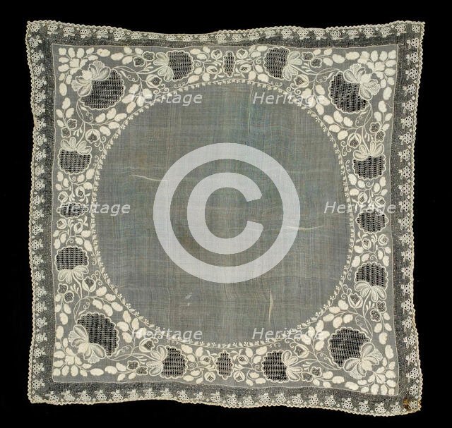 Handkerchief, Philippine, third quarter 19th century. Creator: Unknown.