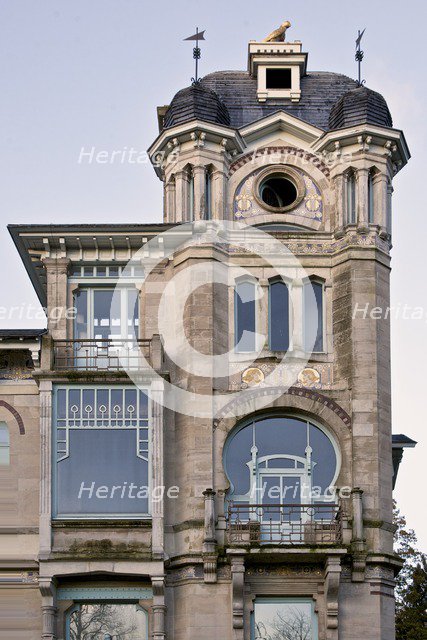 Chateau Delune, 86 Avenue Franklin Roosevelt, Brussels, Belgium, c2014-2017.  Artist: Alan John Ainsworth.