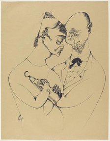 Das Ehepaar (The Married Couple), 1920. Creator: Heinrich Hoerle.
