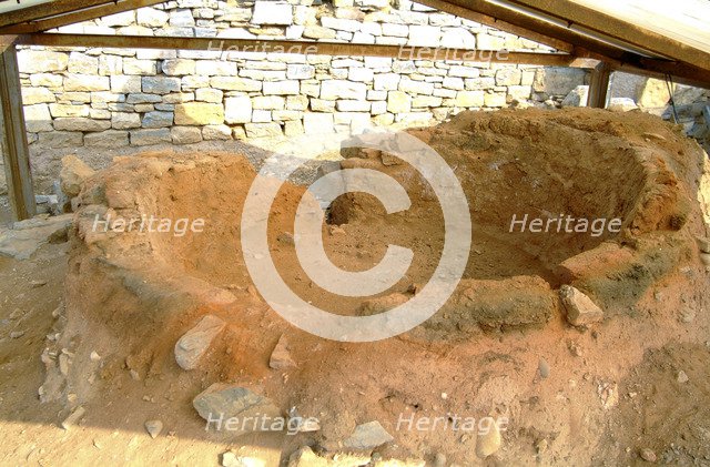 A kiln in Mesembria, Greece. Artist: Samuel Magal
