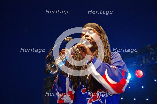 Courtney Pine, Love Supreme Jazz Festival, Glynde, East Sussex, 2013. Artist: Brian O'Connor