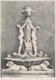 The Fountain of the Graces, 1737. Creator: Gabriel Huquier.