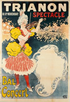 Trianon Spectacle Bal Concert , 1897. Creator: Meunier, Henri Georges (1873-1922).
