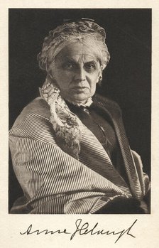 Portrait of the educator and feminist Anne Jemima Clough, c1890.  Creator: Unknown.